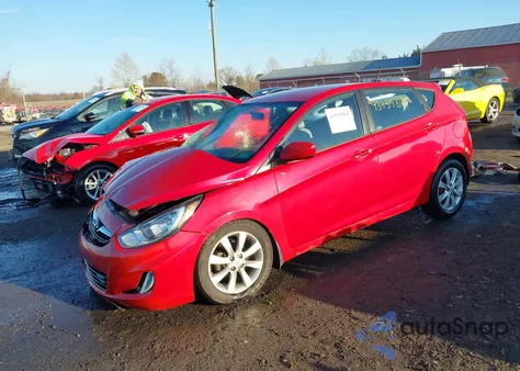 2012 Hyundai Accent Se from USA, damaged, VIN KMHCU5AEXCU035095